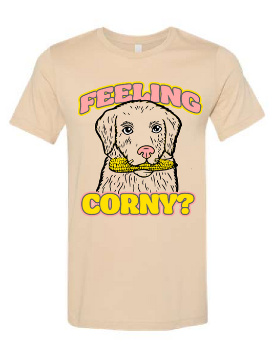 Short sleeve T shirt Feeling Corny?