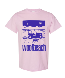 Short Sleeve T-Shirt Jeep on Beach